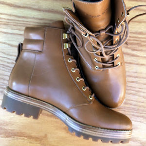 BRAND NEW Michael Kors Rosario Leather Combat Boot